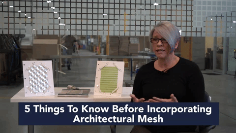 5 things to know before incorporating architectural mesh video