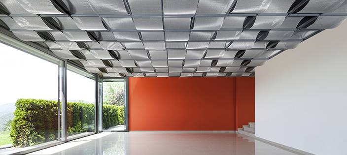 How Architectural Wire Mesh Is Used for Ceiling Design