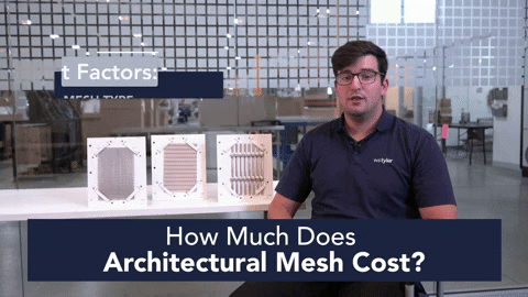 How much does architectural mesh cost video